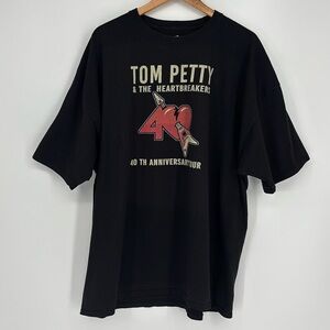 Tom Petty & The Heartbreakers Concert T-shirt 2017 40th Anniversary Tour Size 3X